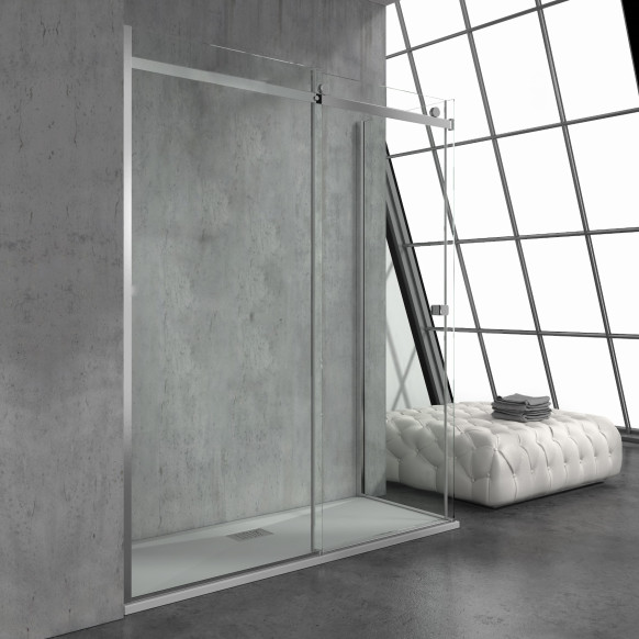 Box doccia rettangolare DUBLINO con porta scorrevole 170x70 altezza 200cm cristallo 8 mm