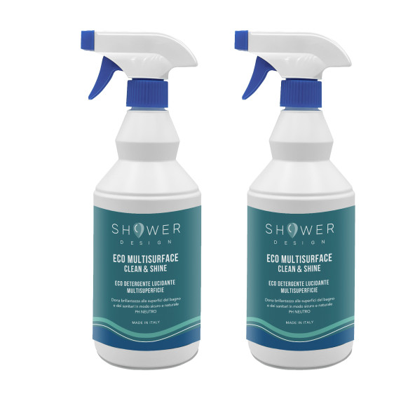 Eco detergente lucidante MULTISUPERFICIE (2 pz)